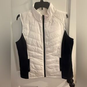 Women's Black and White lightweight Vest
